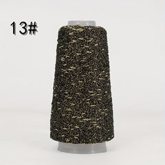 1pc Mixed Yarn Plush Thread Knitting Crocheting Accessories - 100% Polyester 50g