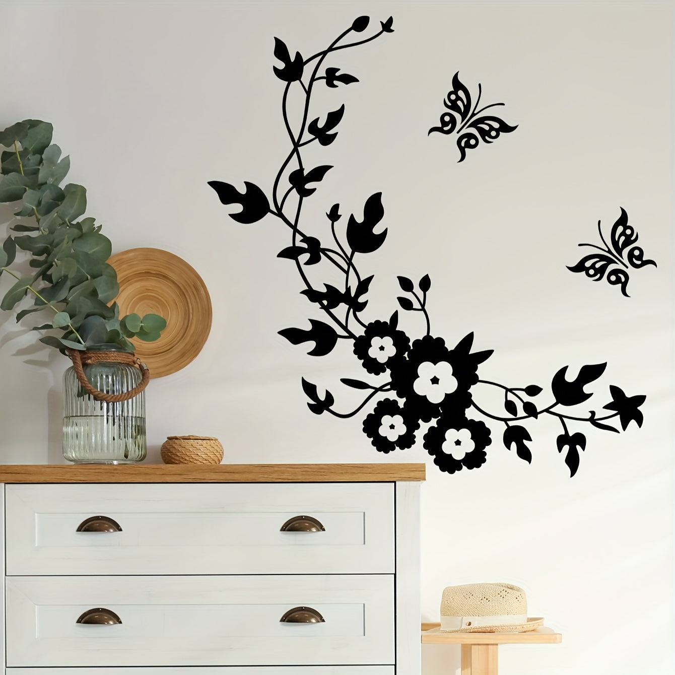 Vinyl Flower Wall Sticker DIY Art Decoration for Room Bedroom Home Wall