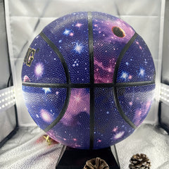 Elastic Starry Sky Basketball Size 7 Non slip Wear resistant Sport Supplies
