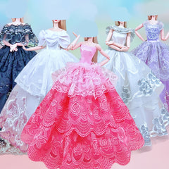 1/6 Scale Doll Clothes Set - Party Dress, Tank Top, Skirt, Coat, Jacket