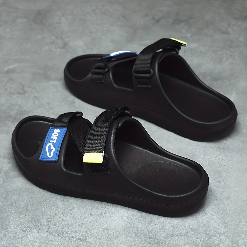 Men's Camo Platform Slides - Non Slip Comfort - Indoor/Outdoor