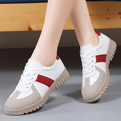 Women's Soft Sole Anti-slip Casual Board Shoes Low Flat Walking Shoes