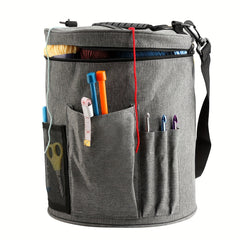 Needle Storage Bag Yarn Storage Large Capacity Knitted Handbag Crossbody Bag