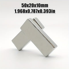 50X20X10mm Strong Magnet Neodymium Magnetic Steel Large size Parcel Post