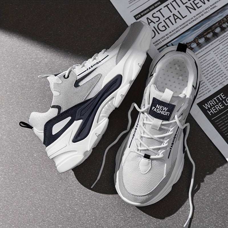 Men's Breathable Mesh Chunky Sneaker Spring Summer Shoes