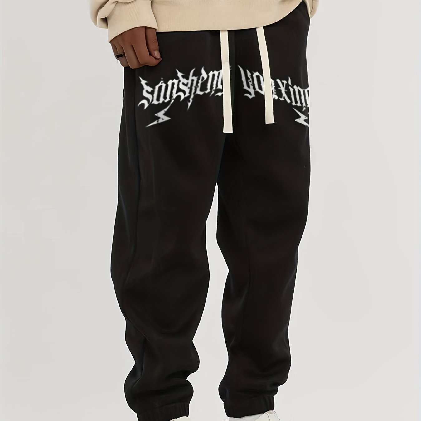 Men's Street Style Alphabet Pattern Jogger