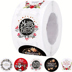 500 Christmas Stickers Decorative Box Seal Seal Packaging Business Labels