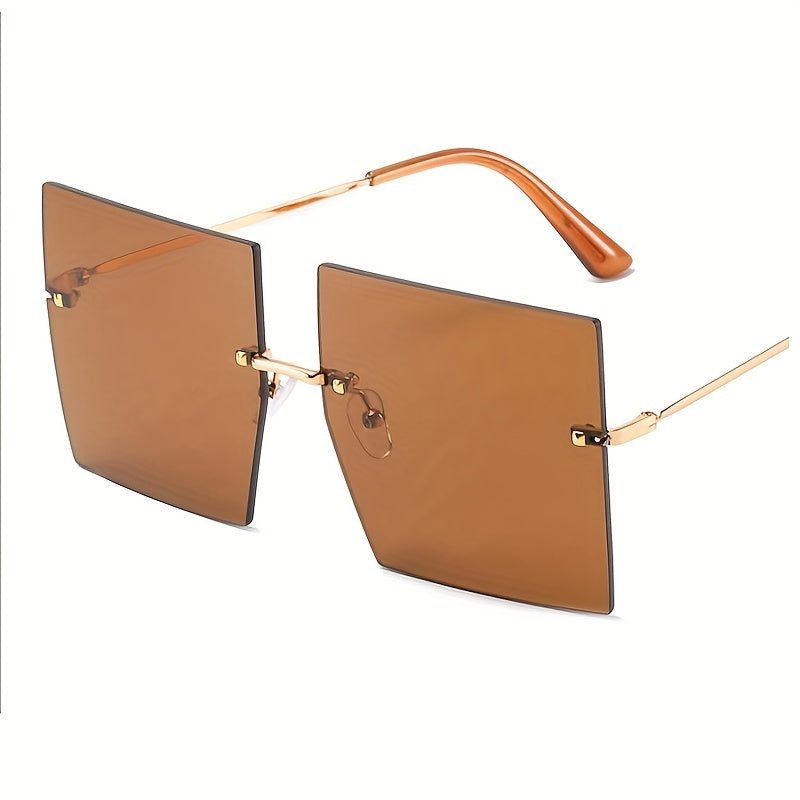 Men Square Frame Sunglasses Outdoor UV Protection