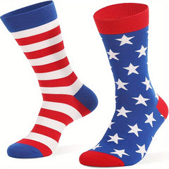 American Flag Pattern Socks for Men or Women - Patriotic 4th of July Freedom