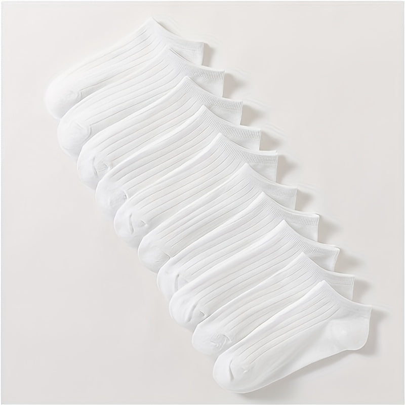 10 Pairs Soft & Lightweight Short Socks Women's Stockings
