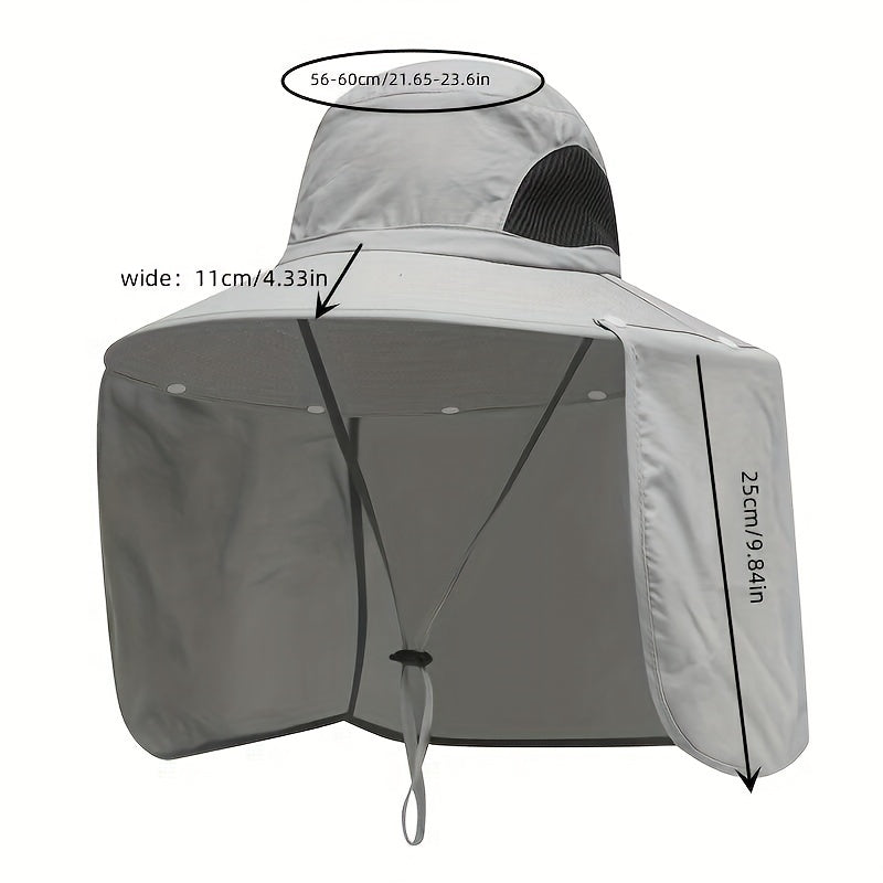 Men's UV Protection Bucket Hat Quick Drying for Outdoor Activities