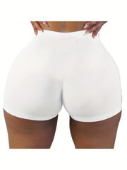 High Waist Skinny Yoga Shorts for Women