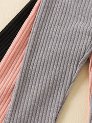 Baby Girl Pencil Pants 3pcs Set Casual Trousers