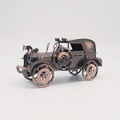 Vintage Car Desktop Ornament Metal Antique Vintage Car Model