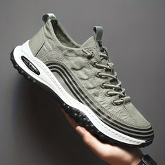 Crocodile Pattern Men's Sneakers For Jogging Gym