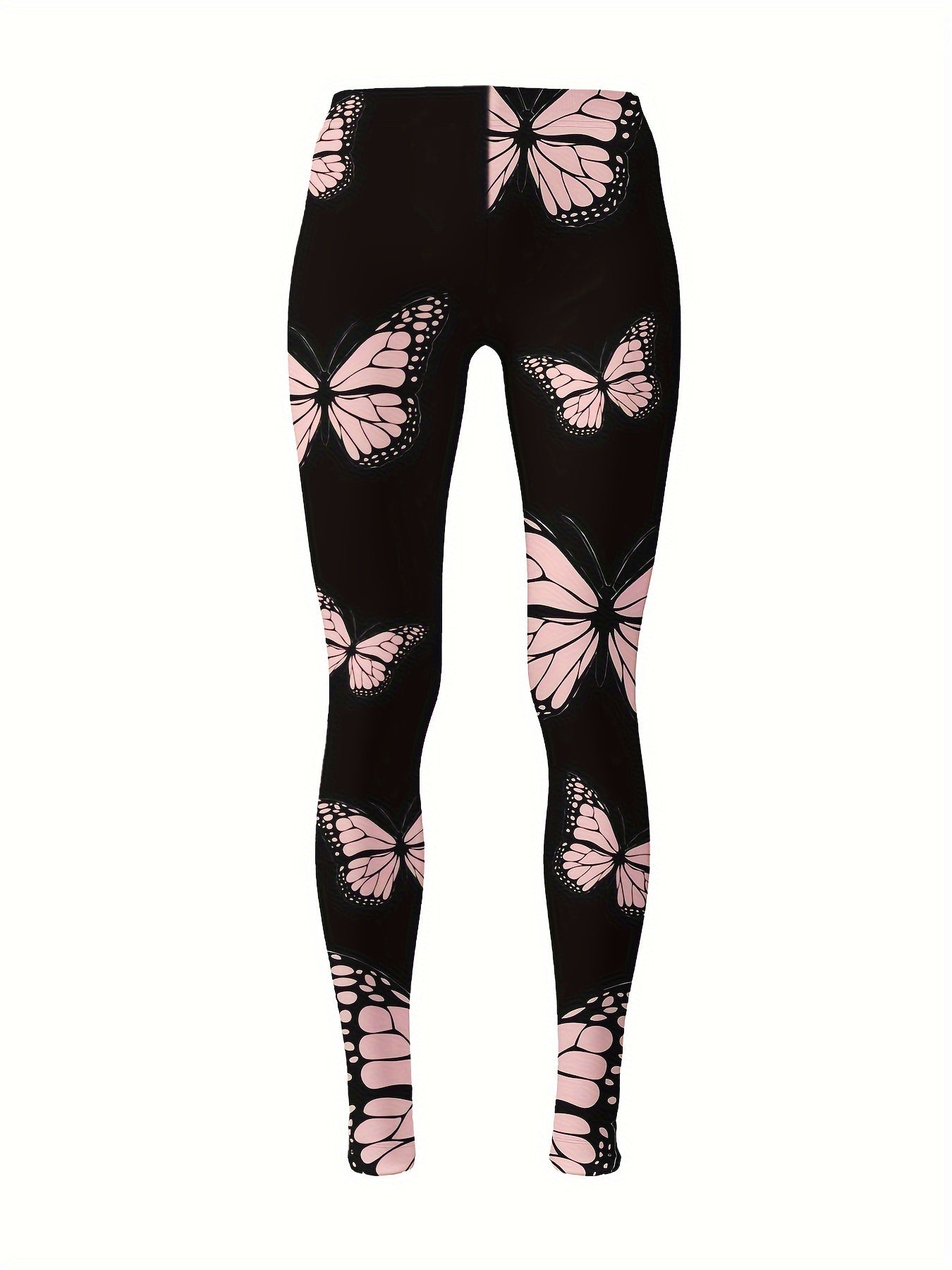 Butterfly Graphic Leggings Girls Thick Leggings For Spring Fall Winter