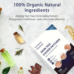 144PCS Skin Tag Remover Patches With Natural Ingredients