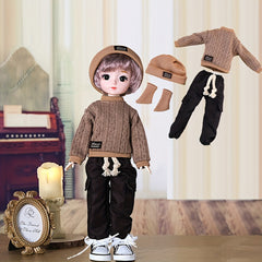5pcs Doll Sweater Clothing Set for 12 Inch Dolls