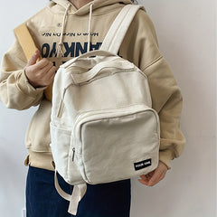 Large Capacity Canvas Backpack for Women