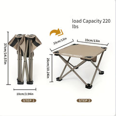 Foldable Portable Stool for Camping Fishing Hiking Gardening Beach