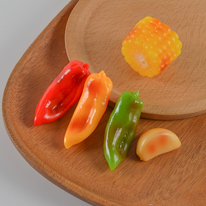 Mini Roasted Pepper Model for Dollhouse Mini Kitchen - No Electricity Needed