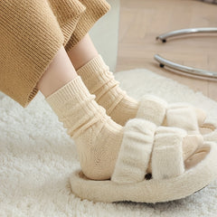 6 Pairs Argyle Pattern Socks Mid Tube Women's Stockings