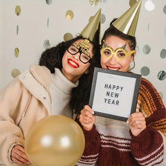 6pcs Funny Photo Glasses Paper Glasses Year Party Decoration
