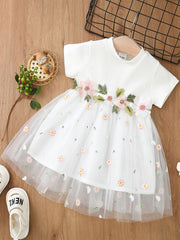 Baby Girls Lace Princess Dress Kids Summer Clothes