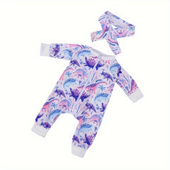 Onesie Headband Doll Clothes for 43-45cm Dolls