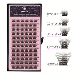 72 Clusters D Curling False Eyelashes Large Volume Extension
