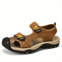 Men's Lightweight Non Slip Hook And Loop Sandals Quick Drying