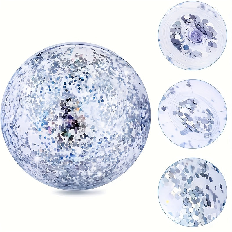 Glitter Beach Ball for Water Games