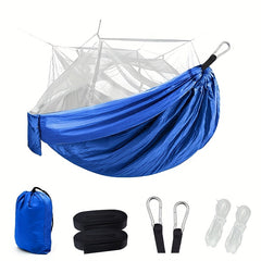 Portable Anti-mosquito Hammock w/ 2 Carabiner for Camping