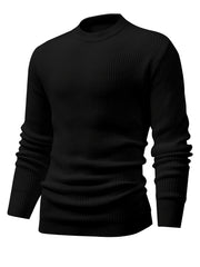 Men's Casual Round Neck Pullover Sweater For Fall Winter