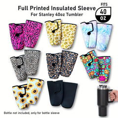Insulated Sleeve for 40oz Tumbler Funny Printed Design