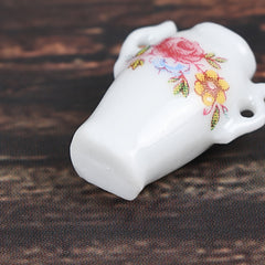 7pcs Dollhouse Porcelain Flower Vases Mini Furniture Model Home Decor DIY Toy