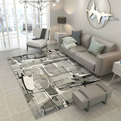 Modern Abstract Soft Area Rug for Living Room