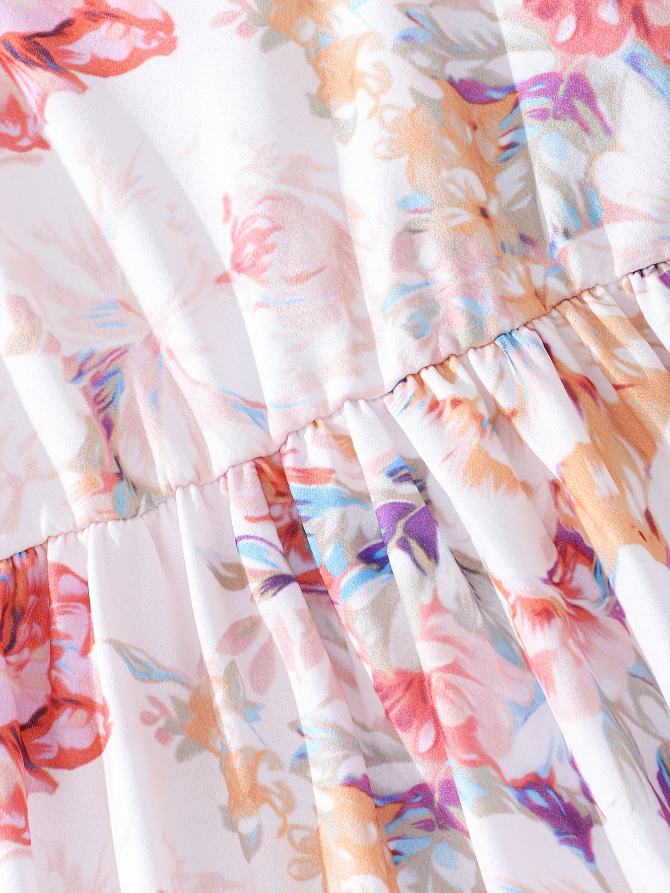 Boho Floral Sleeveless A Line Cami Dress For Summer
