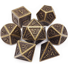 7pcs Metal Polyhedral Dices Set for Board Games