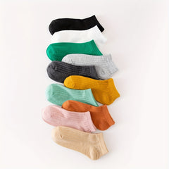10 Pairs Soft & Lightweight Low Cut Sports Socks Women's Stockings