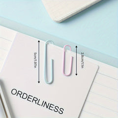 Cartoon Paper Clip Organizer 20/50pcs School Office Supplies Stationery Bookmark