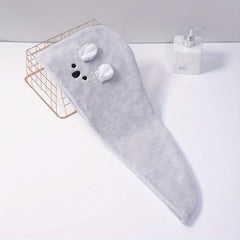 Rabbit Ear Hair Drying Cap Quick Drying Towel for Women