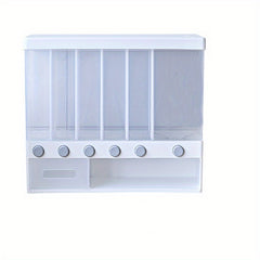 Wall Mounted Rice Storage Box Large Capacity Food Dispenser