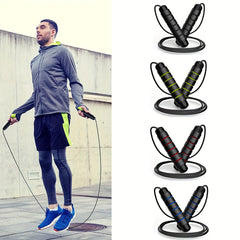 Adjustable Jump Rope with Soft Handles for Aerobic Exercise Weight Loss