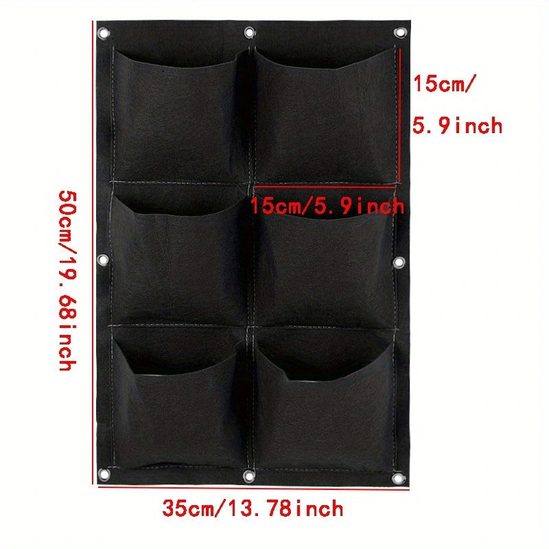 Waterproof Hanging Vertical Garden Wall Planter Plant Grow Bag