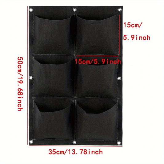 Waterproof Hanging Vertical Garden Wall Planter Plant Grow Bag