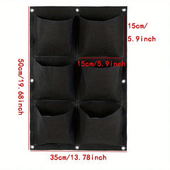 Waterproof Hanging Vertical Garden Wall Planter Plant Grow Bag