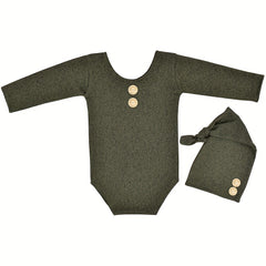 Newborn Photography Props Bodysuit Set