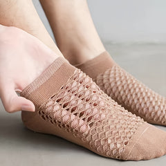 5 Pairs Mesh Low Cut Socks for Men