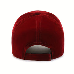 Velvet Baseball Cap Autumn Winter Casual Peaked Cap